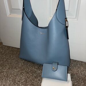 Coach Brooklyn 28 in Bluebell with Matching Wallet